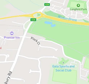 map for Cater Cater At Oxstalls Sports Park