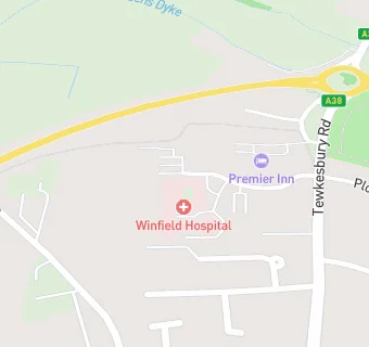 map for Winfield Hospital   Dean Neurological Centre