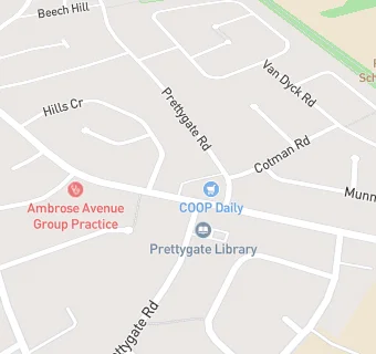 map for Prettygate Pharmacy