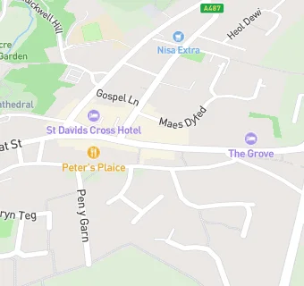 map for St Davids & District Day Centre