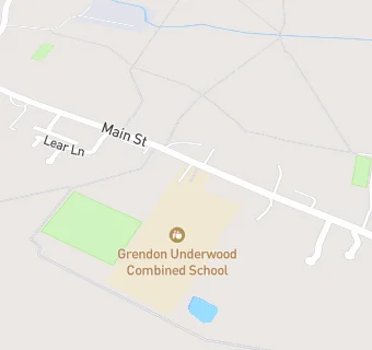 map for Grendon Underwood Combined School