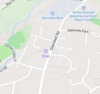 map for Shell Oaklands Park