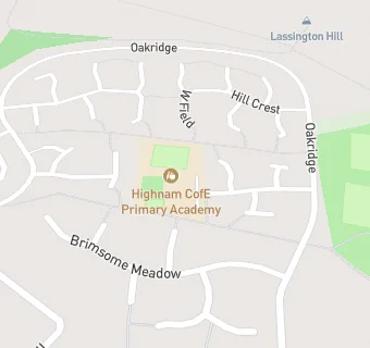 map for Highnam Church of England Primary School