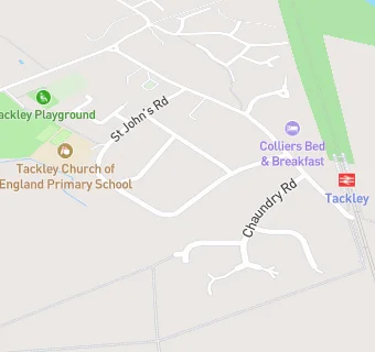 map for Tackley C of E Primary School