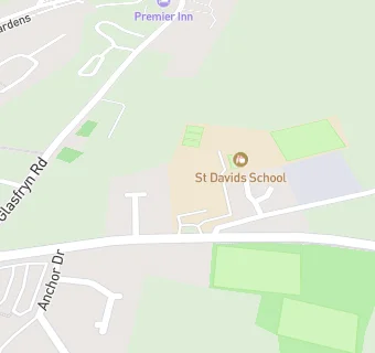 map for Ysgol Dewi Sant