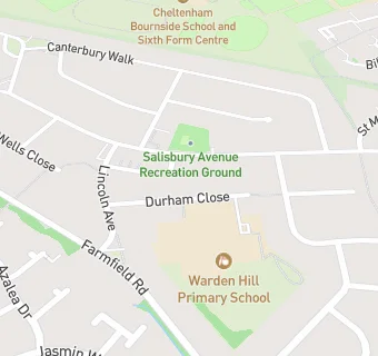 map for Caterlink Limited At Warden Hill Primary School