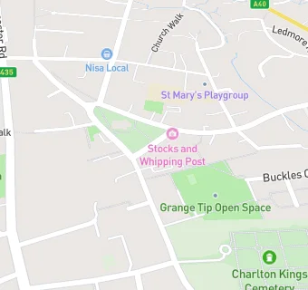 map for St. Mary's Church