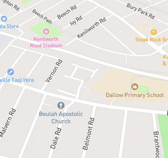 map for Dallow Infant School