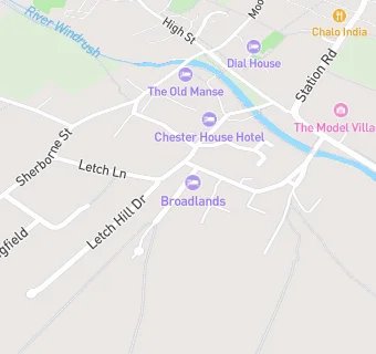 map for Broadlands Hotel