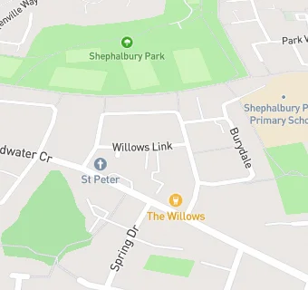 map for Willows Cafe