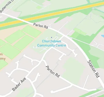 map for Churchdown Surgery