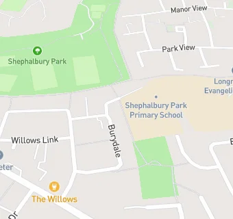 map for Shephalbury Park Primary School