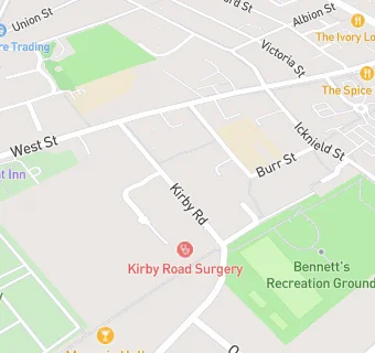 map for Kirby Road Surgery