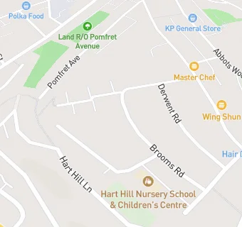 map for Hart Hill Infant School