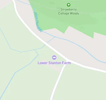 map for Lower Stanton Farm B & B