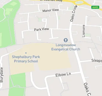 map for Longmeadow Primary School