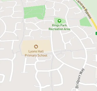 map for Lyons Hall School