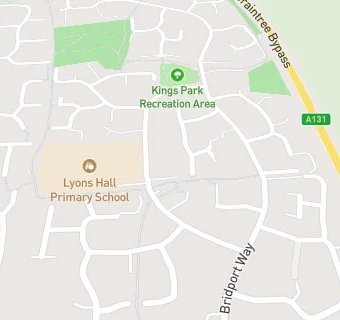 map for Lyons Hall County Primary School