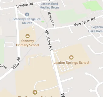 map for The Stanway School