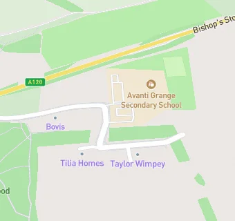 map for Avanti Grange Secondary School