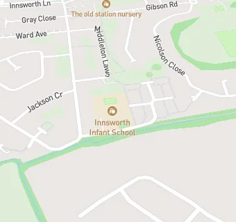 map for Innsworth Infant School