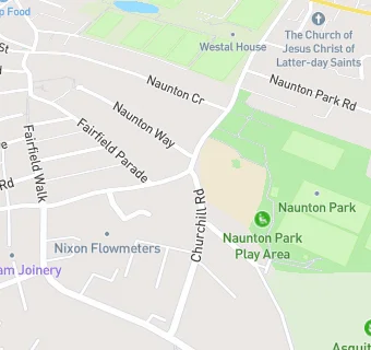 map for Naunton Park Primary School