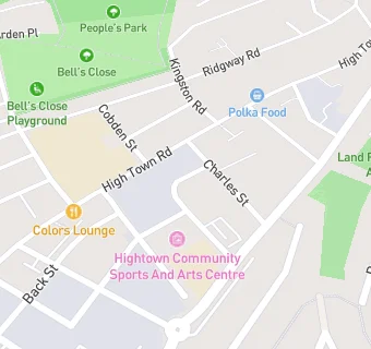 map for High Town Community Centre, Active Luton Catering