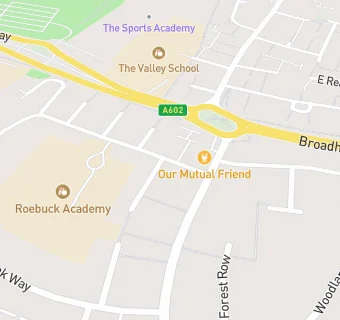 map for Roebuck Primary School and Nursery