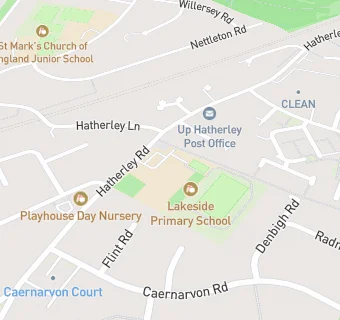 map for Lakeside Primary School