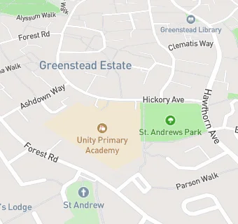 map for St Andrew's Junior School