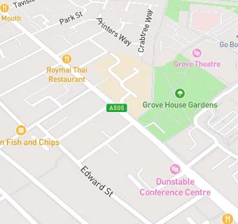 map for Dunstable Dental Practice