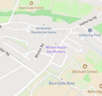 map for Winton House Day Nursery