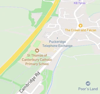 map for St Thomas Of Canterbury Primary