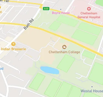 map for Holroyd Howe At Cheltenham College