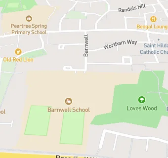 map for Barnwell School