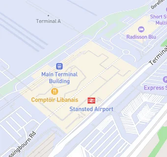 map for Costa Coffee (Landside Arrivals)