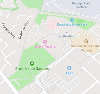 map for The Grove Theatre