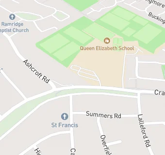 map for Crawley Green Sports And Social Club