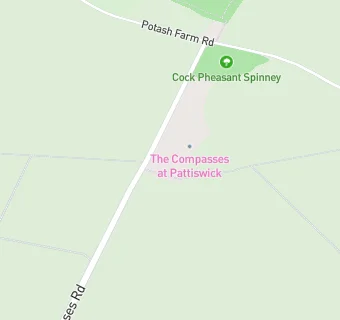 map for The Compasses At Pattiswick