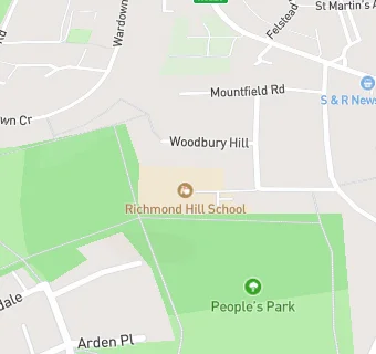 map for Richmond Hill School