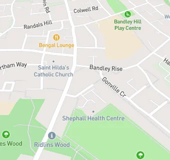 map for Shephall Health Centre