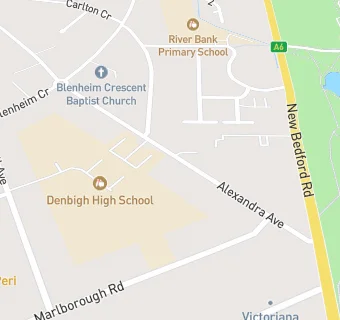 map for Denbigh High School