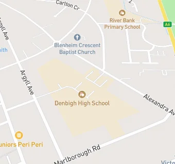 map for Denbigh High School