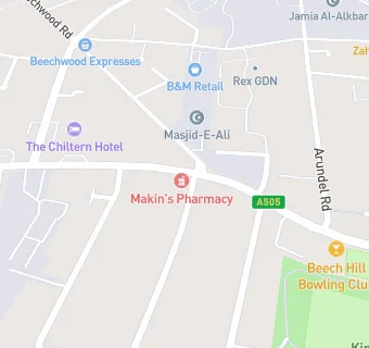 map for Makans Pharmacy