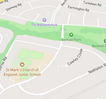 map for St Marks Out Of School Club