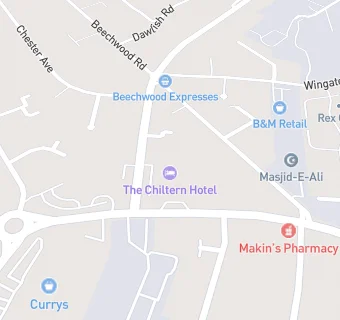 map for The Chiltern Hotel