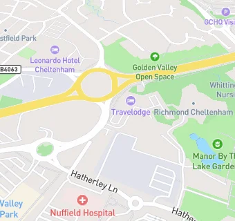 map for Cheltenham Travelodge