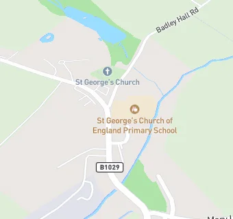 map for St George's Church of England Primary School, Great Bromley