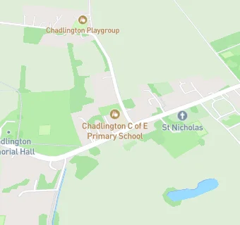 map for Chadlington Church of England Primary School