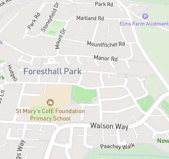 map for St Mary's C Of E (Foundation) Primary School